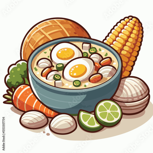 food, delicious, chowder, bowl, soup, clam, seafood, dinner, potato, meal, gourmet, cream, creamy, healthy, lunch, shellfish, fresh, cuisine, parsley, spoon, dish, milk, white, bread, hot, american, b