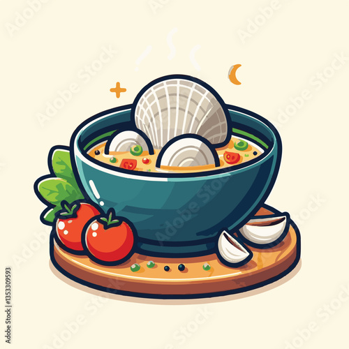 food, delicious, chowder, bowl, soup, clam, seafood, dinner, potato, meal, gourmet, cream, creamy, healthy, lunch, shellfish, fresh, cuisine, parsley, spoon, dish, milk, white, bread, hot, american, b