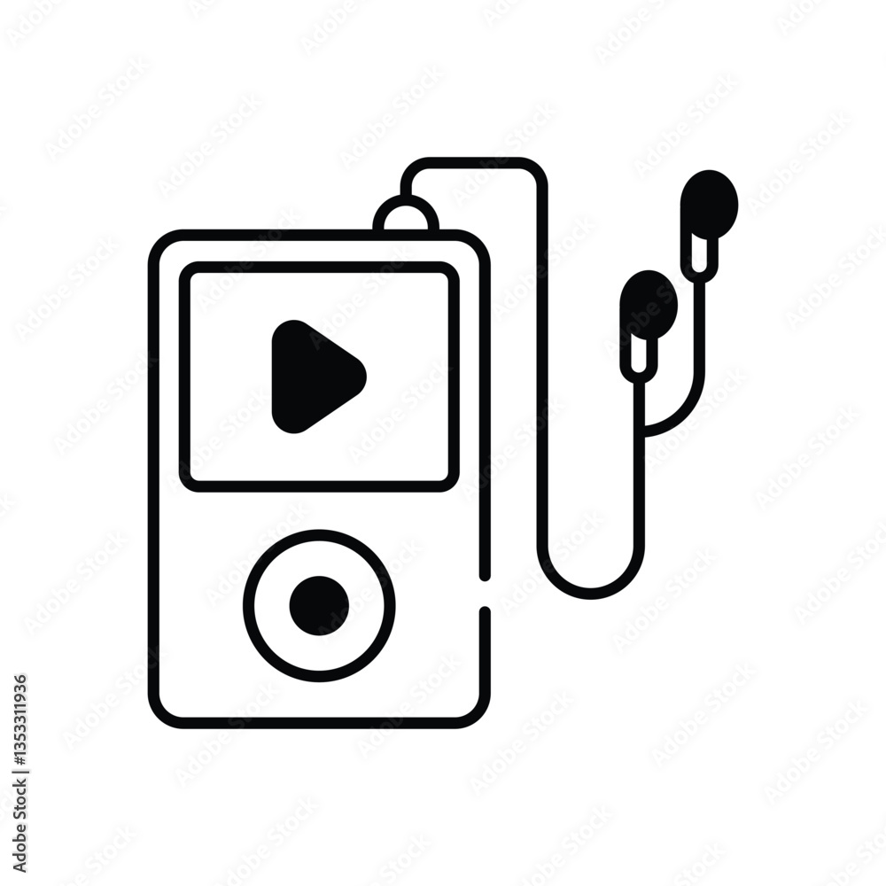 Music Player Vector icon