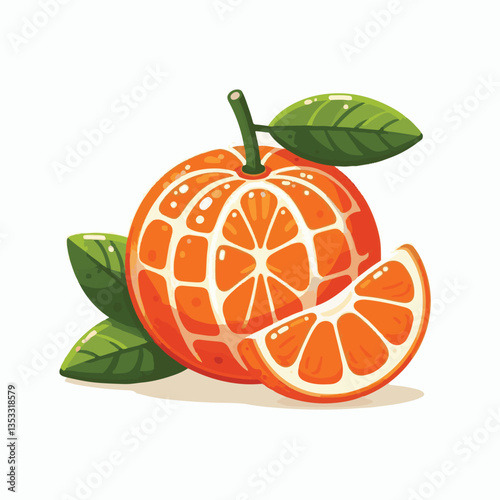food, fruit, orange, mandarin, citrus, clementine, fresh, background, sweet, tropical, tangerine, organic, healthy, natural, closeup, vitamin, vegetarian, ripe, diet, isolated, leaf, green, juicy, des