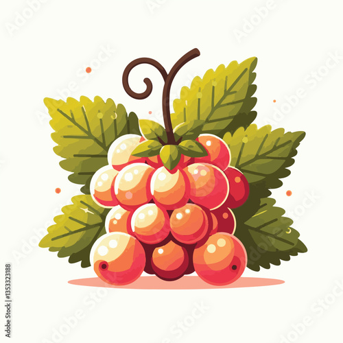 berry, cloudberry, food, natural, nature, healthy, fresh, background, organic, isolated, ripe, juicy, fruit, summer, illustration, orange, green, sweet, vitamin, leaf, nordic, plant, red, forest, tast