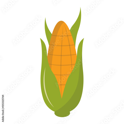 Thanksgiving Day Element with Cartoon Design. Vector Illustration.