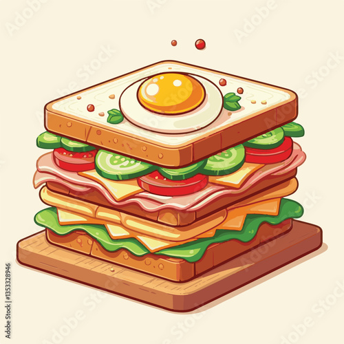 sandwich, food, meal, lunch, snack, bread, toast, tomato, club, dinner, cheese, breakfast, meat, lettuce, background, vegetable, healthy, ham, bacon, fresh, salad, white, fast, chicken, appetizer, nut