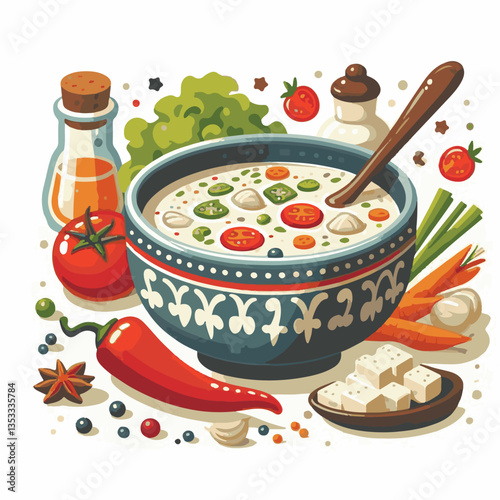 food, soup, chowder, meal, cuisine, delicious, seafood, bowl, lunch, vegetable, gourmet, cream, creamy, potato, dinner, fresh, white, hot, fish, american, dish, clam, bread, healthy, milk, carrot, par