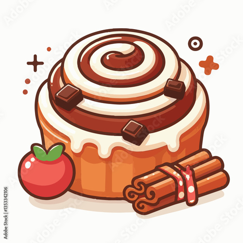 breakfast, bakery, roll, delicious, dessert, sweet, snack, cinnamon, bread, bun, food, cake, fresh, spiral, sugar, tasty, homemade, pastry, background, cinnamon roll, dough, icing, baked, cooking, iso