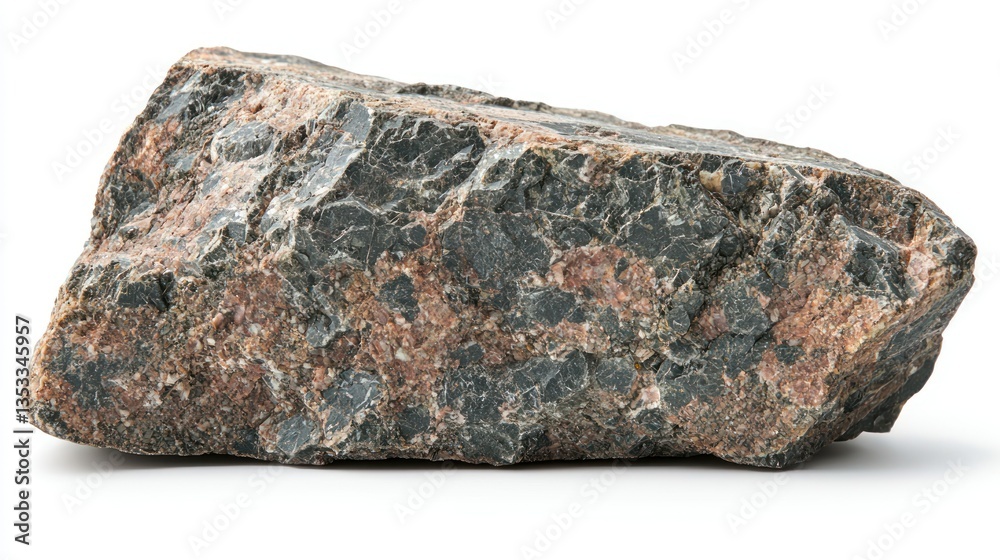 Fototapeta premium Andesite isolated on white background