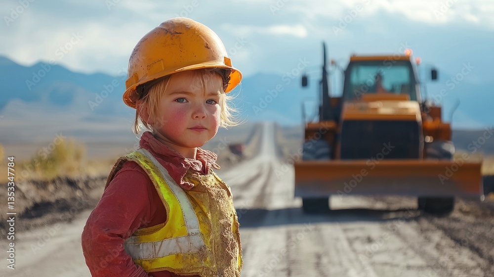 A construction team working with heavy machinery to build a highway