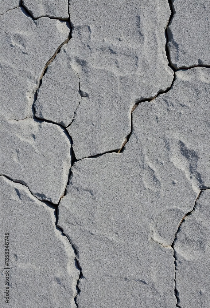 Obraz premium Rough, uneven gray stone surface with visible texture and crevices, rock, gray, hard