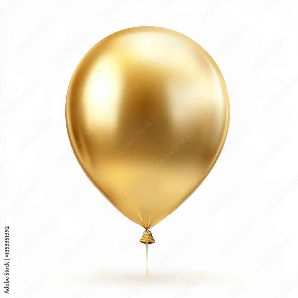 Shiny gold balloon Shiny gold balloon