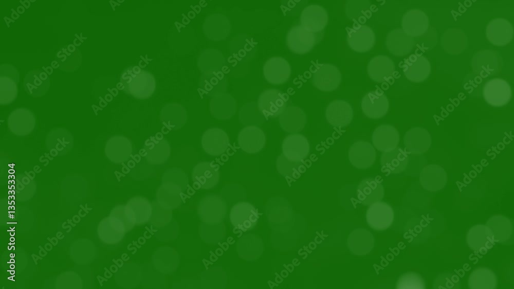 green bokeh background