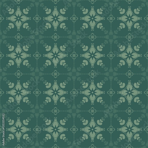 seamless damask pattern