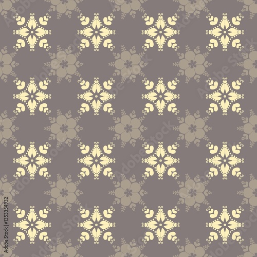 seamless damask pattern