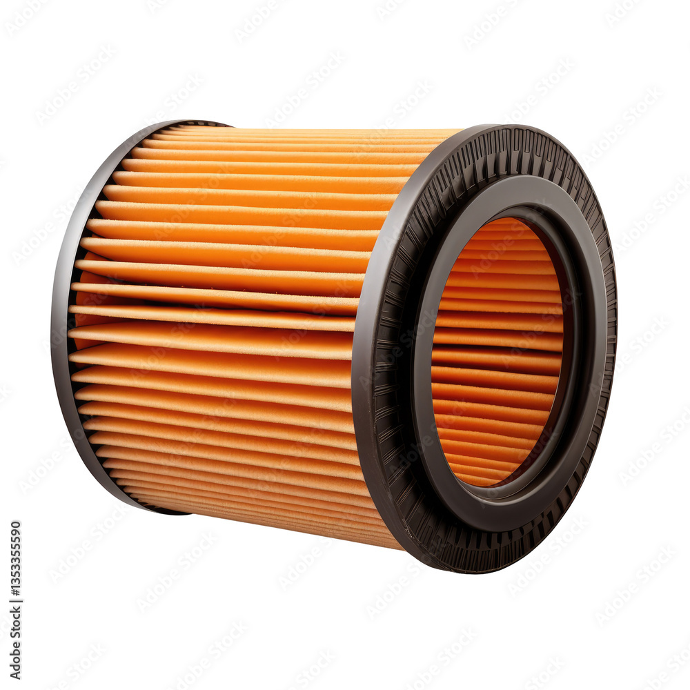 Air, Fuel, or Oil Filter: Essential Components for Vehicle Maintenance on transparent background