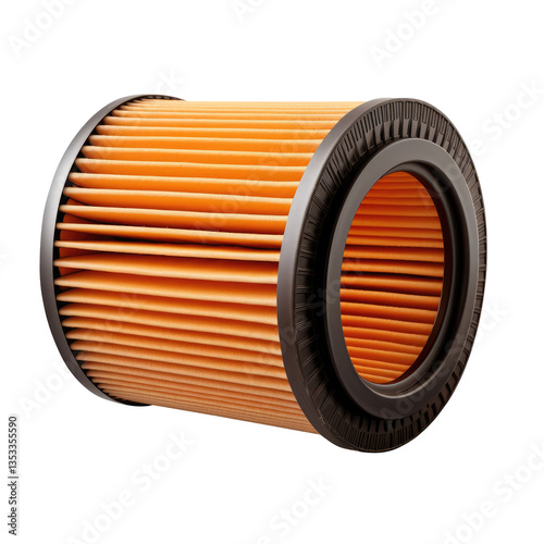 Obraz na płótnie Air, Fuel, or Oil Filter: Essential Components for Vehicle Maintenance on transparent background w salonie