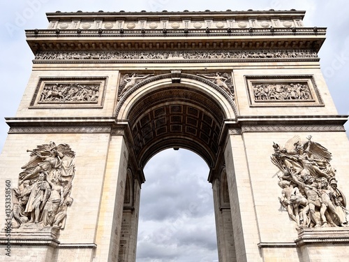 Arc de Triomphe in Paris, France