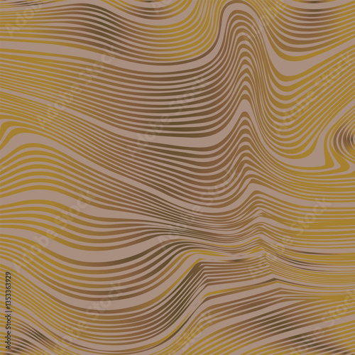 imitation of wooden surface with wavy lined veins