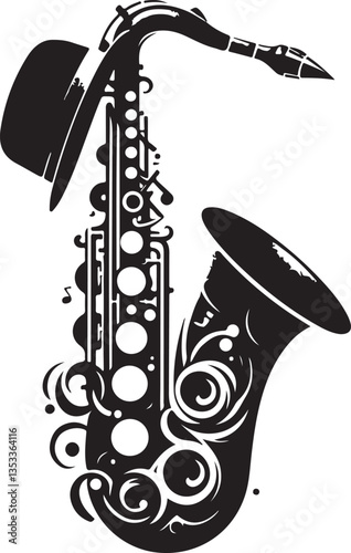 Saxophone Player Silhouette Bundle | Jazz Musician Clipart & Musical Instrument Art
