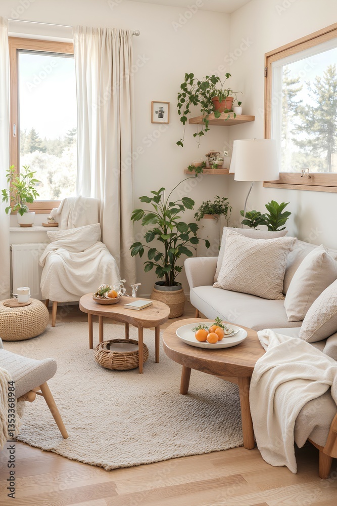 Fototapeta premium living room with a sofa