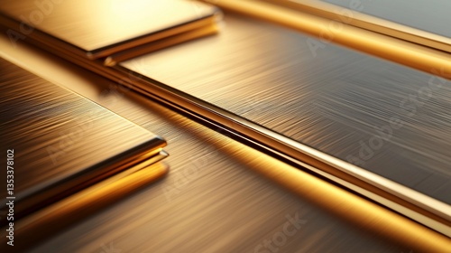 Abstract gold metallic surface texture.