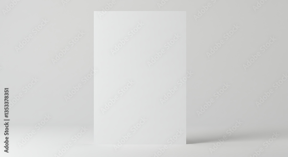 Blank White Vertical Rectangle Mockup Perfect for Branding and Design Presentation Blank White Vertical Rectangle Mockup Perfect for Branding and Design Presentation