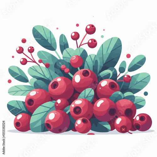 red, fruit, food, cranberry, ripe, berry, organic, juicy, isolated, background, fresh, healthy, sweet, group, green, cowberry, lingonberry, vitamin, cranberries, leaf, white, leaves, raw, natural, ber