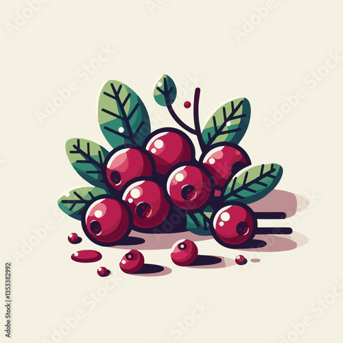 red, fruit, food, cranberry, ripe, berry, organic, juicy, isolated, background, fresh, healthy, sweet, group, green, cowberry, lingonberry, vitamin, cranberries, leaf, white, leaves, raw, natural, ber