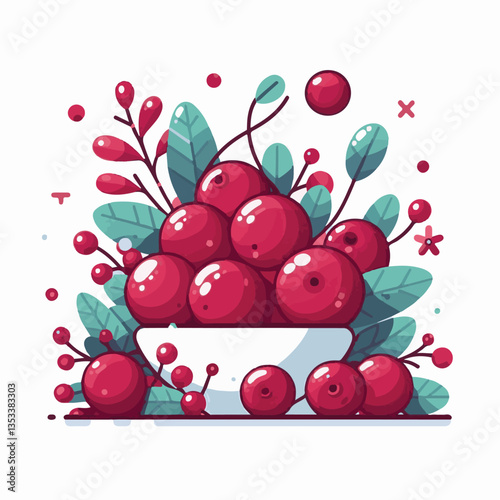 red, fruit, food, cranberry, ripe, berry, organic, juicy, isolated, background, fresh, healthy, sweet, group, green, cowberry, lingonberry, vitamin, cranberries, leaf, white, leaves, raw, natural, ber