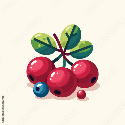 red, fruit, food, cranberry, ripe, berry, organic, juicy, isolated, background, fresh, healthy, sweet, group, green, cowberry, lingonberry, vitamin, cranberries, leaf, white, leaves, raw, natural, ber