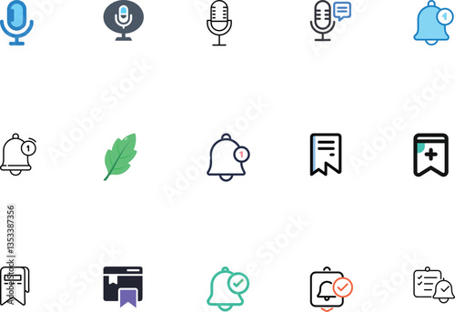 Social Media Icons Bundle Set.
