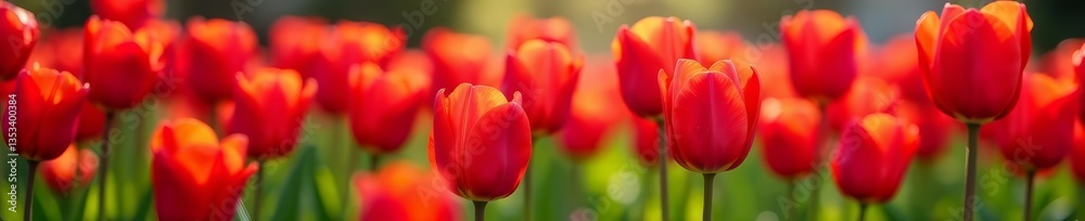 Beautiful array of red tulip flowers creating a stunning backdrop, floral, red, backdrop Beautiful array of red tulip flowers creating a stunning backdrop, floral, red, backdrop
