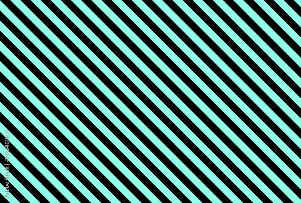 Obraz premium Shocking Light Aquamarine color and black color background with lines. traditional vertical striped background texture..