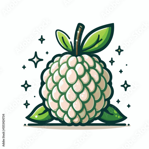 fruit, tropical, healthy, food, fresh, organic, nature, sweet, background, green, vegetarian, ripe, delicious, diet, vitamin, freshness, exotic, juicy, custard apple, nutrition, custard, tasty, agricu