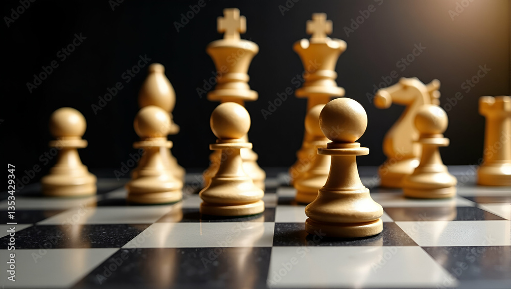 Flat Chess Game Design: Cute Vector Illustration of King and Knight Pieces on a Chessboard, Symbolizing Strategy and Competition in Business - Perfect for Engaging Visuals Flat Chess Game Design: Cute Vector Illustration of King and Knight Pieces on a Chessboard, Symbolizing Strategy and Competition in Business - Perfect for Engaging Visuals