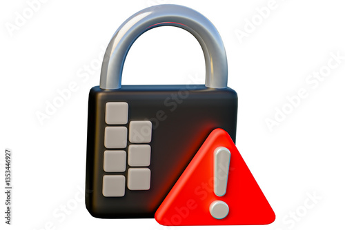 3d render, realistic 3d, security investing 3d render, transparent background