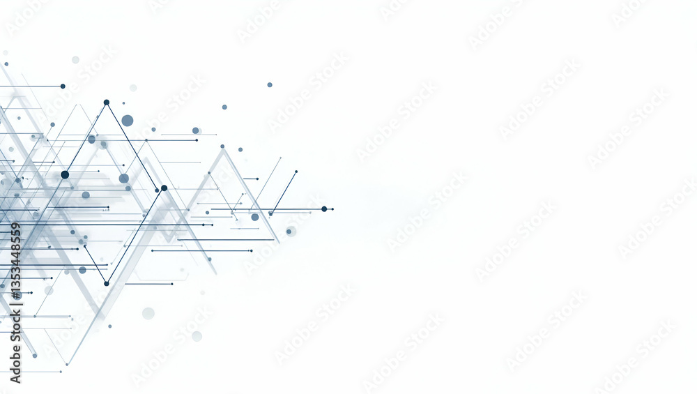 Streamlined Triangle Circuits: Modern Geometric Tech Design with Data Line Overlays in Wide Negative Space - A Cute Vector Illustration for Smart Business Aesthetics Streamlined Triangle Circuits: Modern Geometric Tech Design with Data Line Overlays in Wide Negative Space - A Cute Vector Illustration for Smart Business Aesthetics