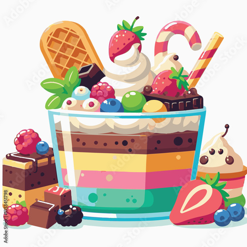 dessert, food, delicious, sweet, chocolate, cake, background, fruit, isolated, cream, bakery, gourmet, snack, celebration, vintage, colorful, decoration, pastry, restaurant, vector, summer, fresh, ico