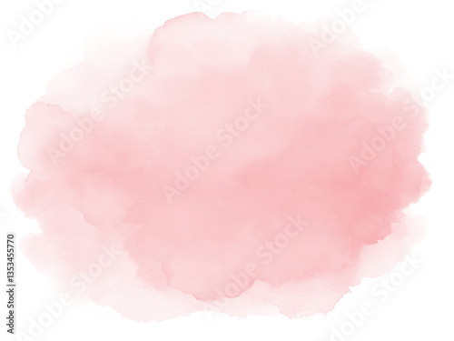 watercolor pink background. watercolor background with clouds. photo