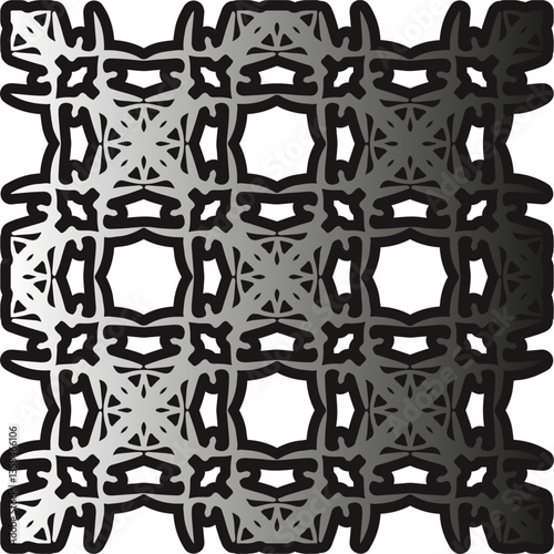 Metal pattern. Abstract metallic background. Wallpaper with repeat pattern.