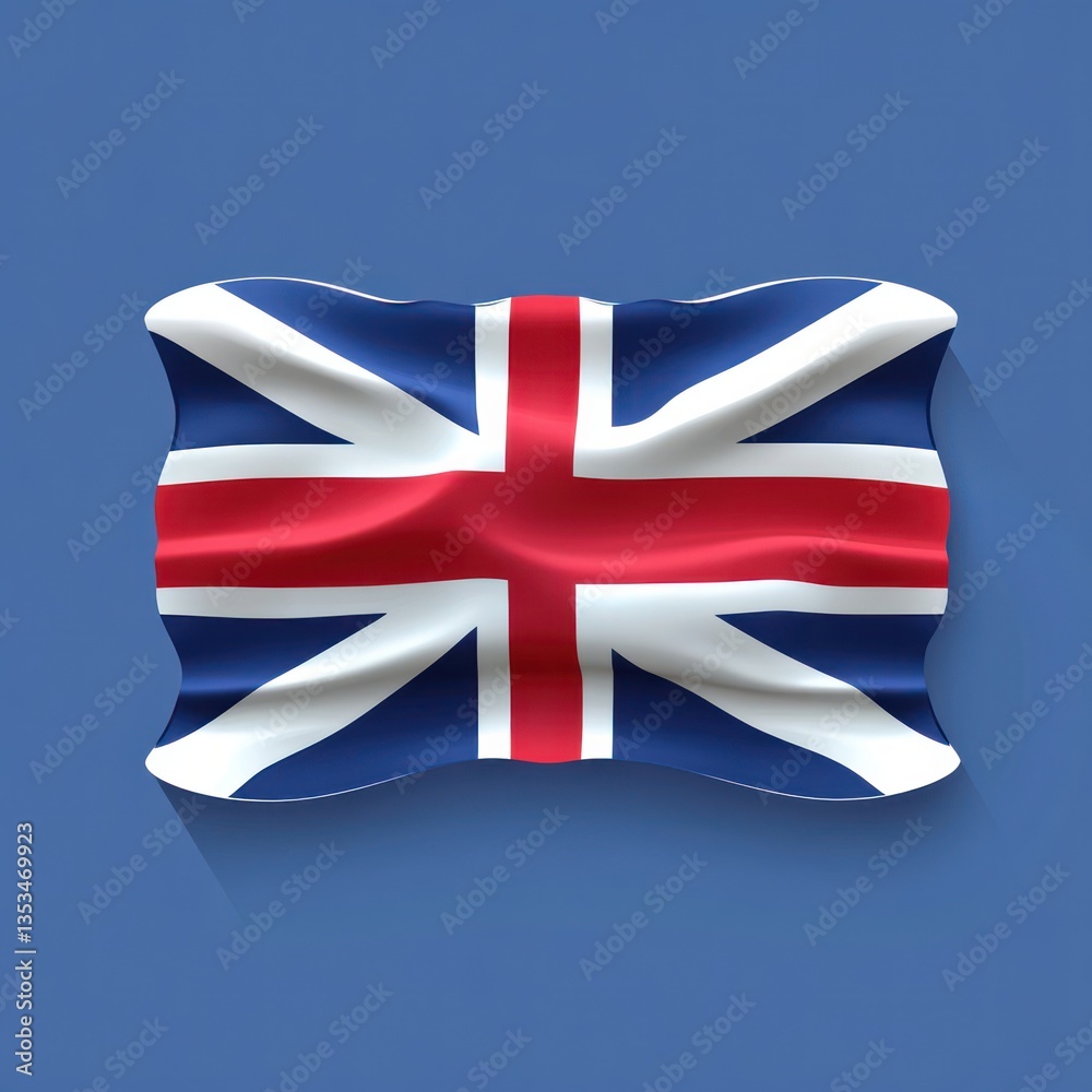 Fototapeta premium Hawaiian Flag Graphic Poster for National Hawaii Day Celebration July 5