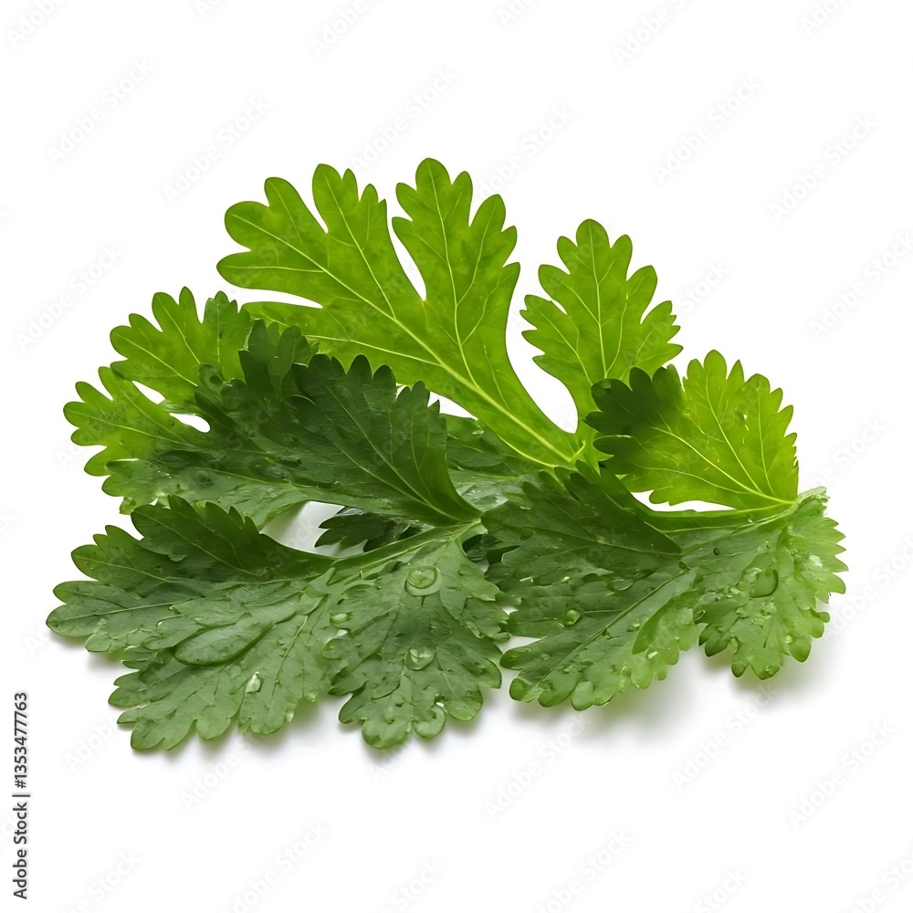 A close up of fresh celery stalks growing in a well watered garden. A close up of fresh celery stalks growing in a well watered garden.