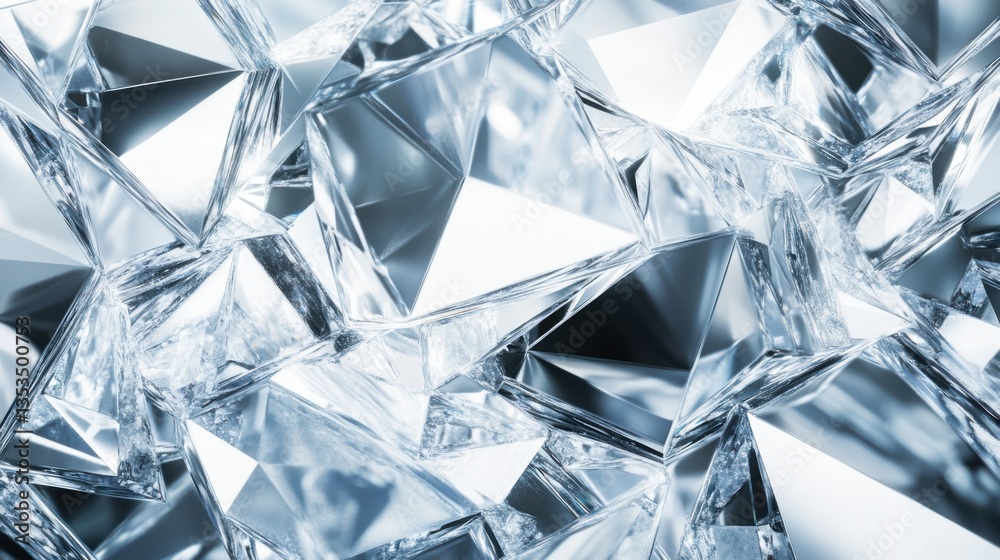 Shimmering diamond-like crystal patterns Shimmering diamond-like crystal patterns