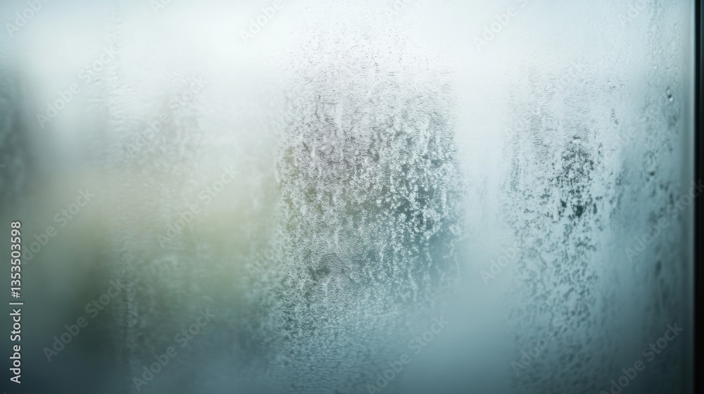 Condensation on a glass surface Condensation on a glass surface