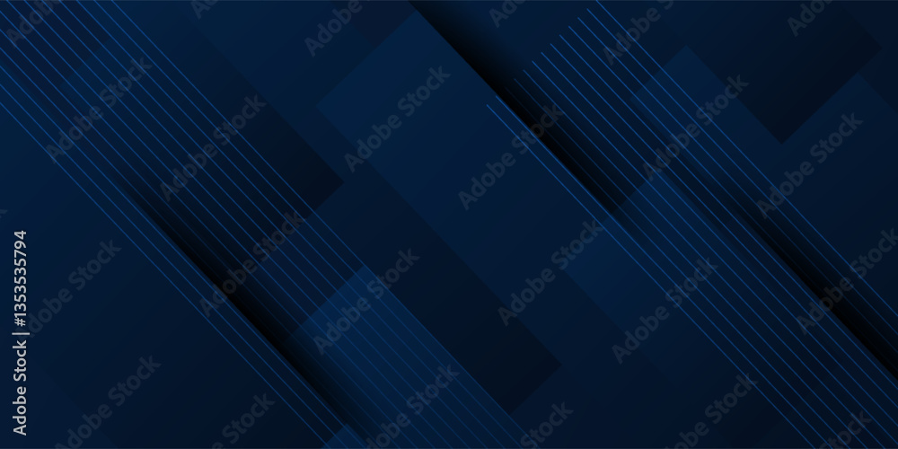Abstract 3D dark blue diagonal geometric background. Overlapping square shapes with line pattern. Vector Eps10 Abstract 3D dark blue diagonal geometric background. Overlapping square shapes with line pattern. Vector Eps10
