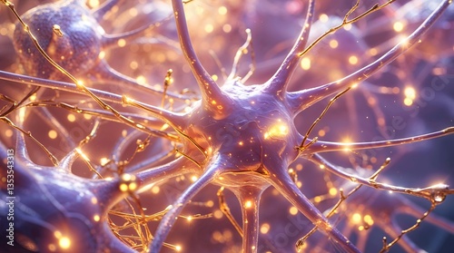 Macro photography, DNA Glowing Abstract Starry Light Background with Sparkles and Holiday Vibes