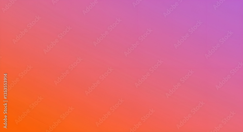 Naklejka premium Smooth sunset gradient background – Warm orange, pink & purple blend with soft glow