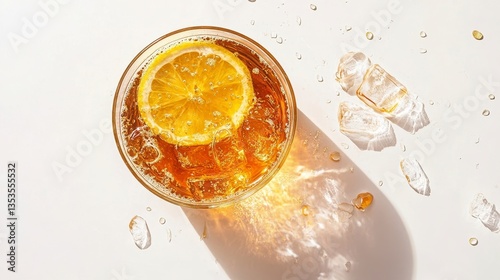 Refreshing Lemon Drink Setup