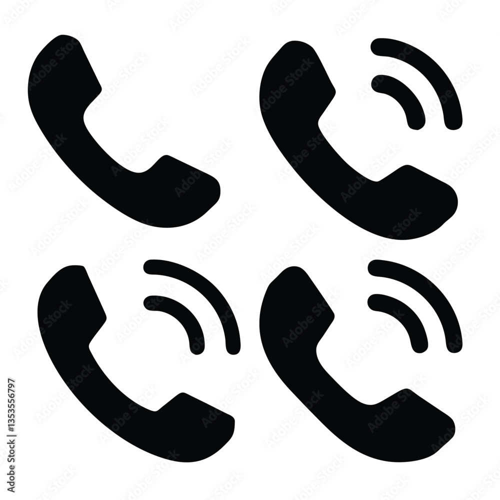 Smartphone Receiving Multiple Incoming Calls Smartphone Receiving Multiple Incoming Calls