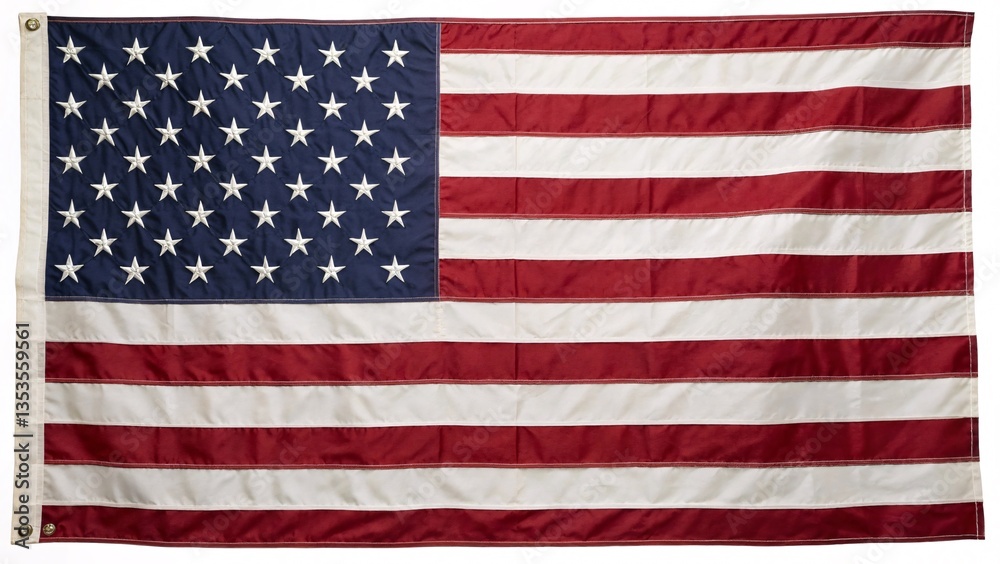 Fototapeta premium American Flag with Stars and Stripes