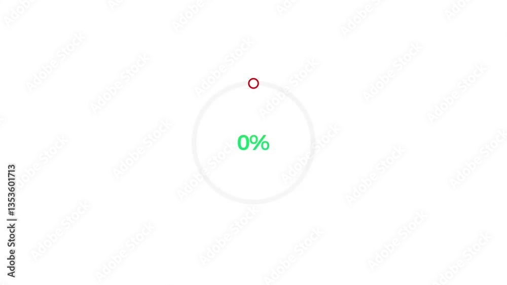16% percent number circle loading pie chart icon modern design animation, on white background 4K video. 16% percent number circle loading pie chart icon modern design animation, on white background 4K video.