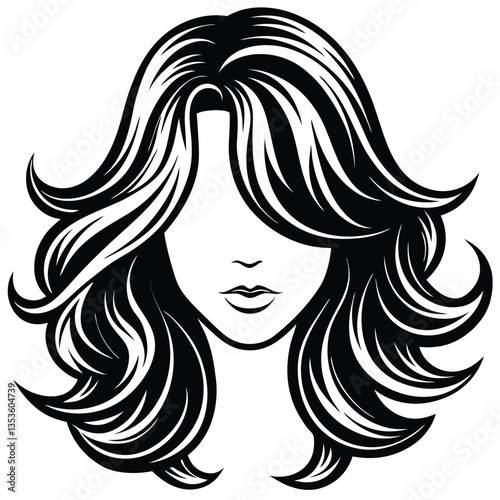 femalehairsilhouette (81).eps